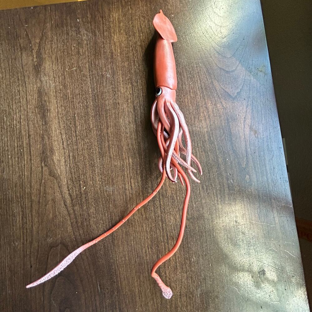 Safari Ltd. Monterey Bay Giant Squid Rubber Figure, Approx 9.5" 1998